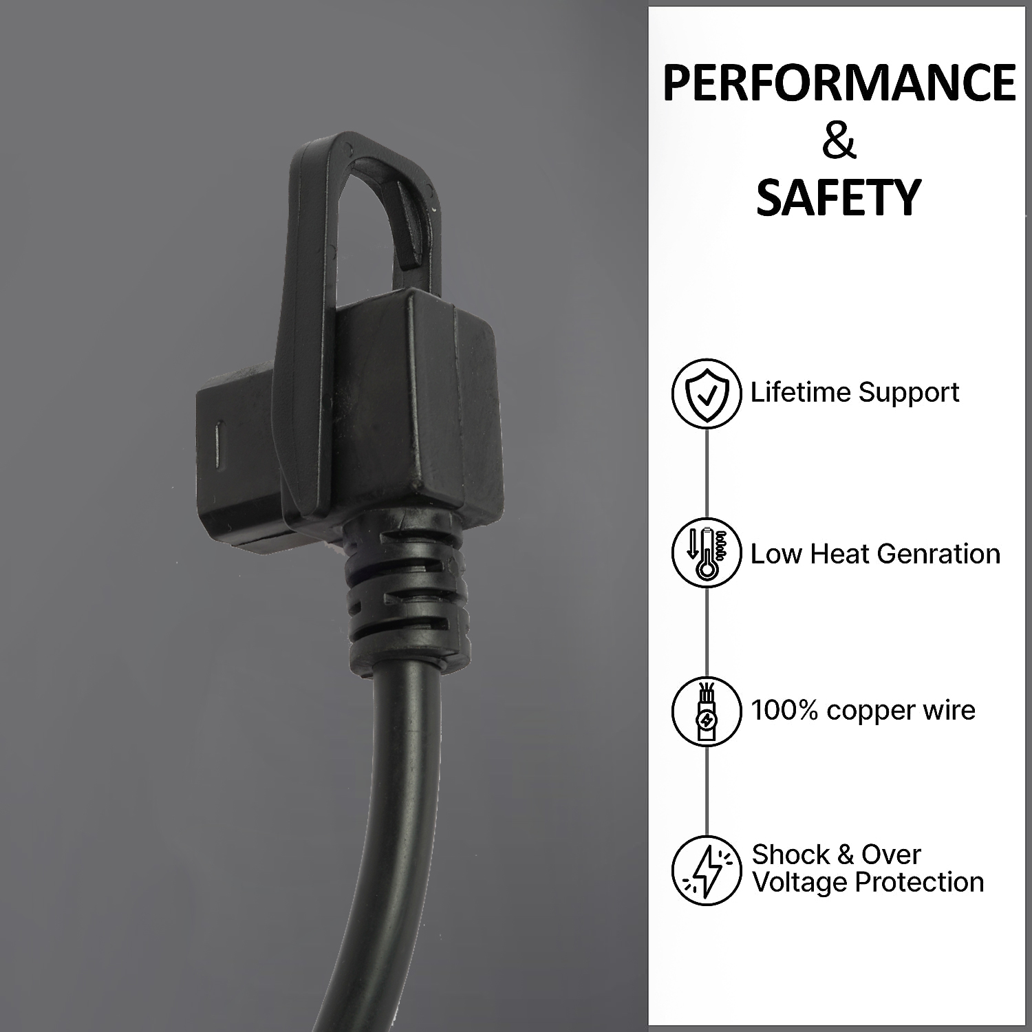 Emoko D-Type 2 Pin Male without Signal Pin Charging Connector'